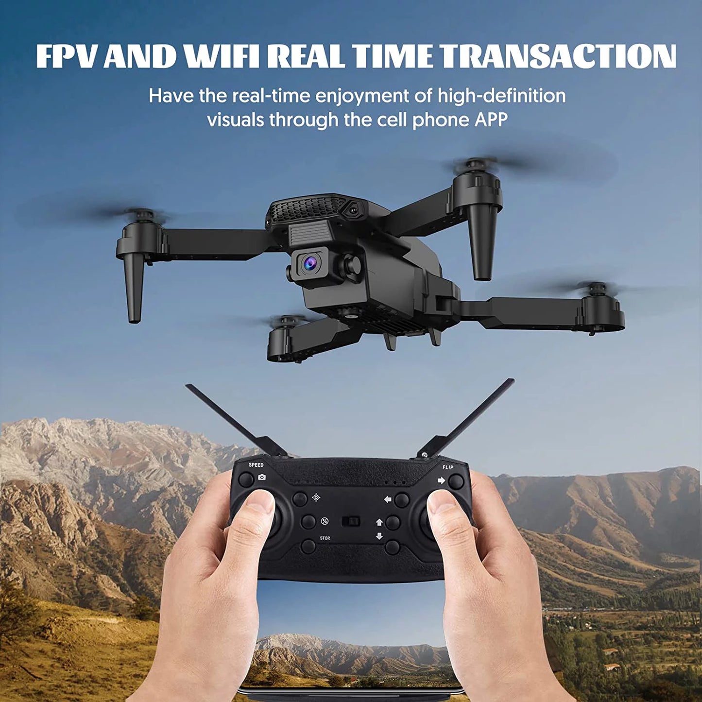 RC Mini Drones with Camera for Adults 4K for Beginners Kids with Live Video Camera Drones Support Wifi FPV