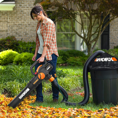 Trivac 620-CFM 70-MPH Corded Electric Handheld Leaf Blower